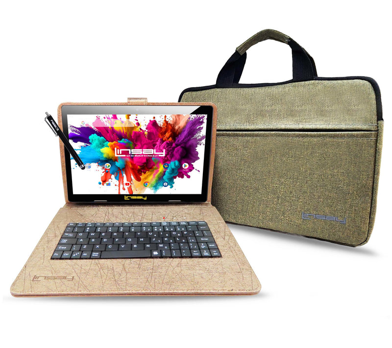 LINSAY OCTA CORE 128GB with Keyboard and Briefcase — View 2