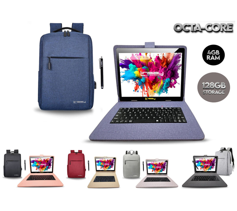 LINSAY OCTA CORE 128GB with Keyboard and Back Pack — Main view