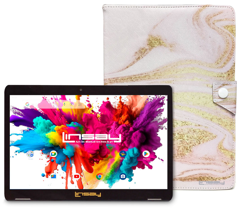 LINSAY Tab Octa Core 128GB w/ Case Solid — View 8