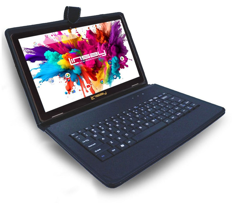 LINSAY Tab Octa Core 128GB w/ Keyboard Case — View 5