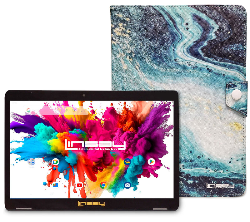 LINSAY Tab Octa Core 128GB w/ Case Shape — Main view