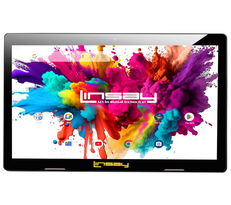 Linsay 10.1" 128GB Tablet with Pop Holder andStylus Pen — Main view