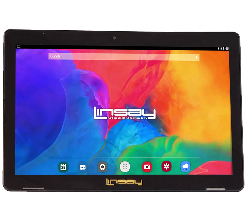 Linsay 10.1" 128GB Tablet with Pop Holder andStylus Pen — View 4