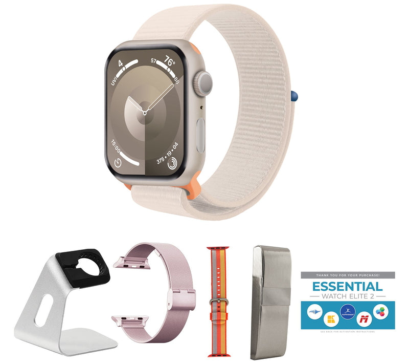 Apple Watch Series 9 45mm GPS Smartwatch with Sport Loop Band — View 37