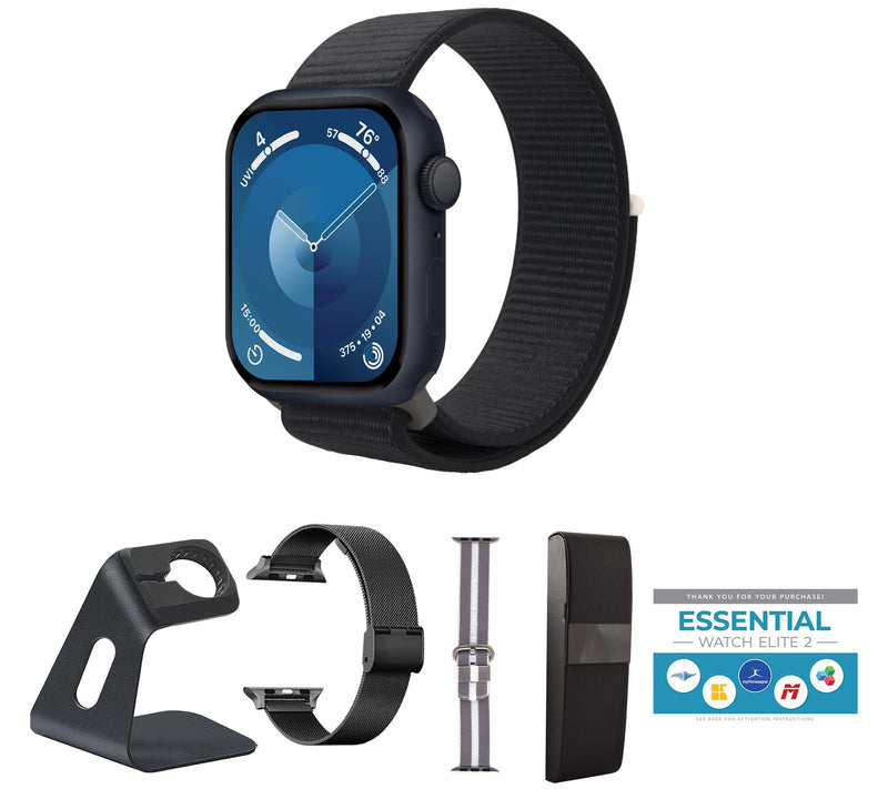Apple Watch Series 9 45mm GPS Smartwatch with Sport Loop Band — View 11