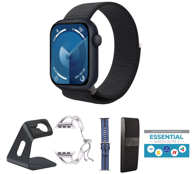 Apple Watch Series 9 45mm GPS Smartwatch with Sport Loop Band — Main view