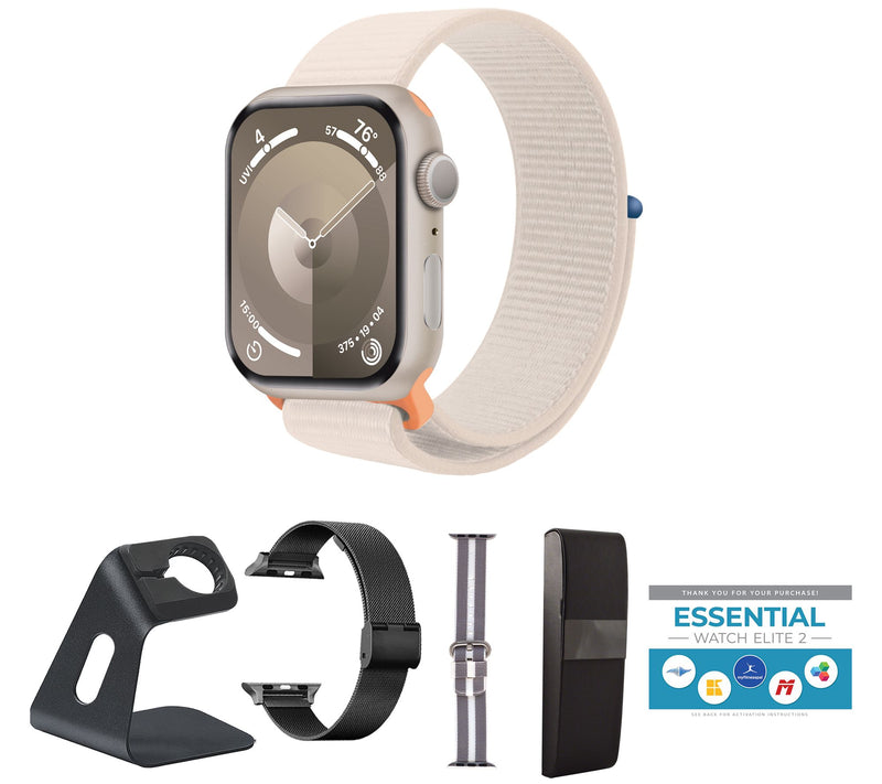 Apple Watch Series 9 45mm GPS Smartwatch with Sport Loop Band — View 41