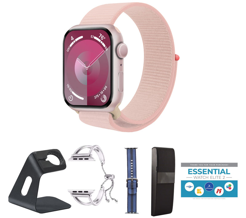 Apple Watch Series 9 45mm GPS Smartwatch with Sport Loop Band — View 13
