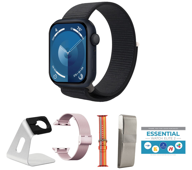 Apple Watch Series 9 45mm GPS Smartwatch with Sport Loop Band — View 7