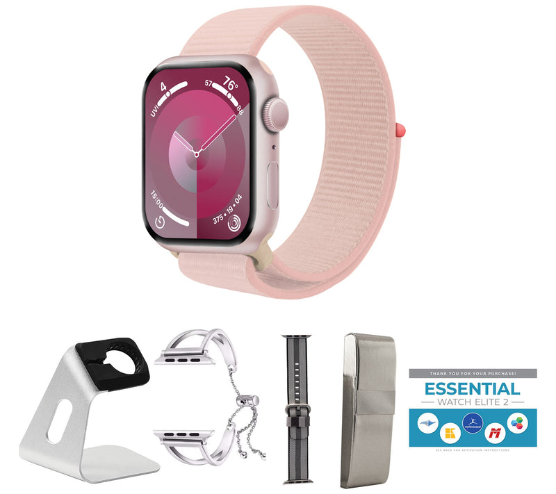 Apple Watch Series 9 45mm GPS Smartwatch with Sport Loop Band — View 15