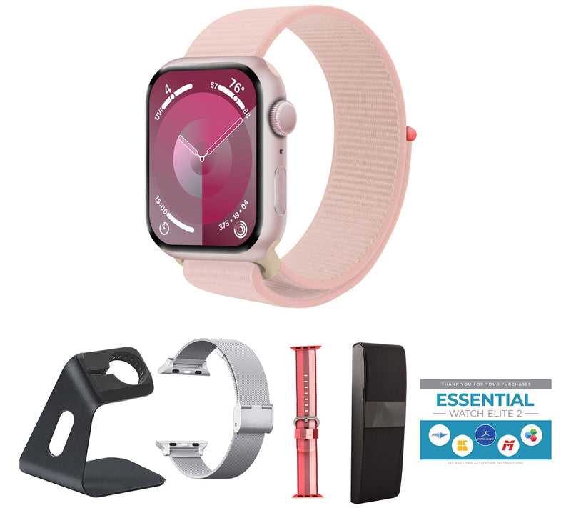 Apple Watch Series 9 45mm GPS Smartwatch with Sport Loop Band — View 19