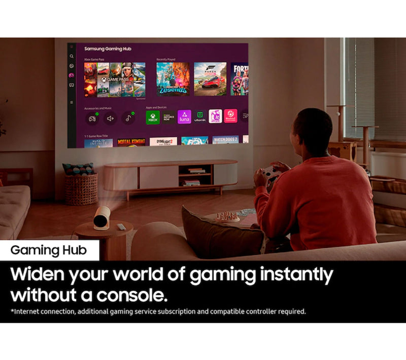 Samsung The Freestyle Gen 2 w/ Gaming Hub Projector — View 7