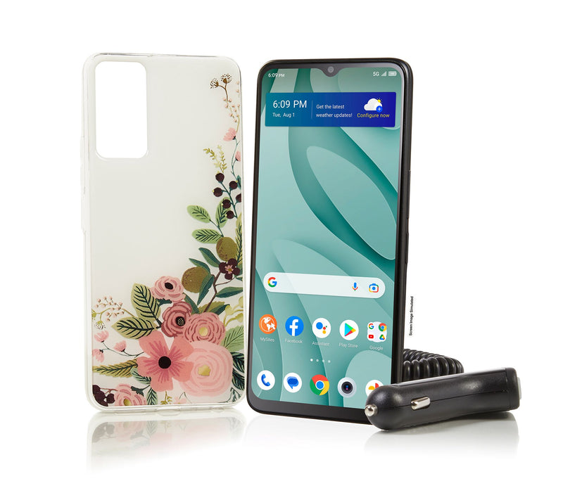 Tracfone TCL 40 XE 5G Smartphone with Talk/Text & Accessories — Main view