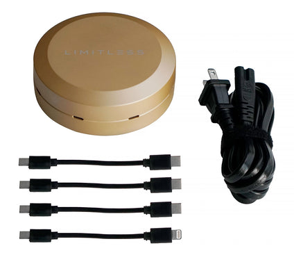 Limitless ChargeHub 65W 6-Port Desktop Charging Dock with Cables