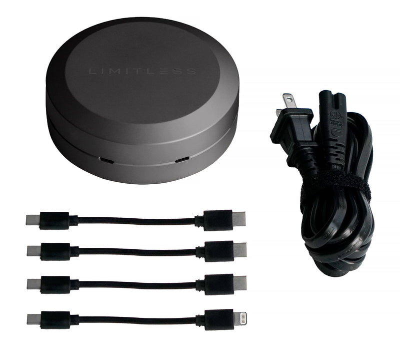 Limitless ChargeHub 65W 6-Port Desktop Charging Dock with Cables — View 5
