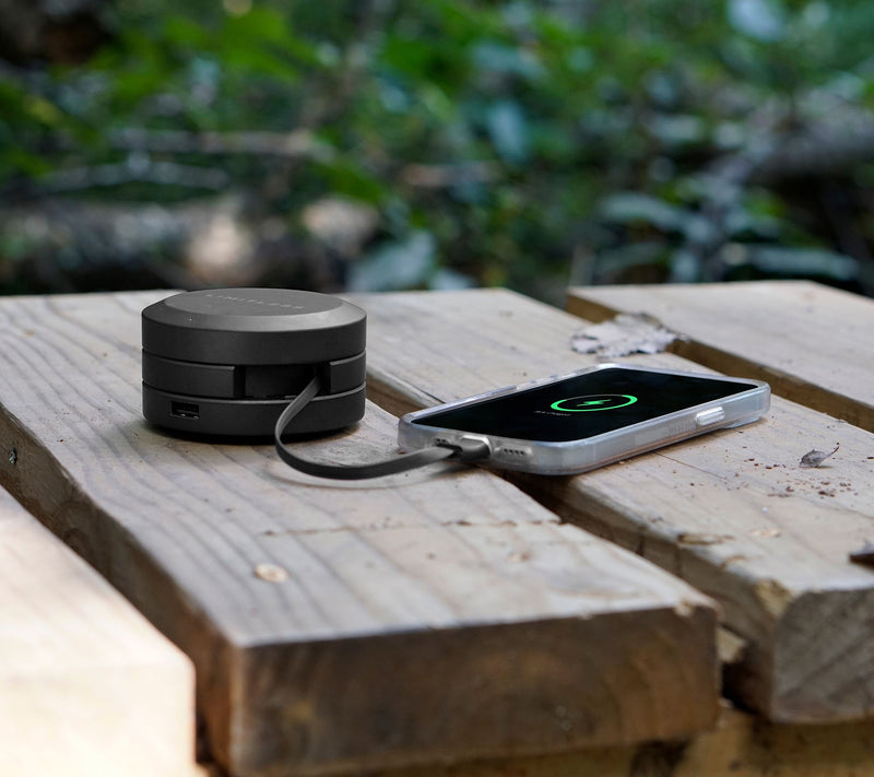Limitless ChargeHub Power Bank with Retractable AC Prong & Cables — View 14