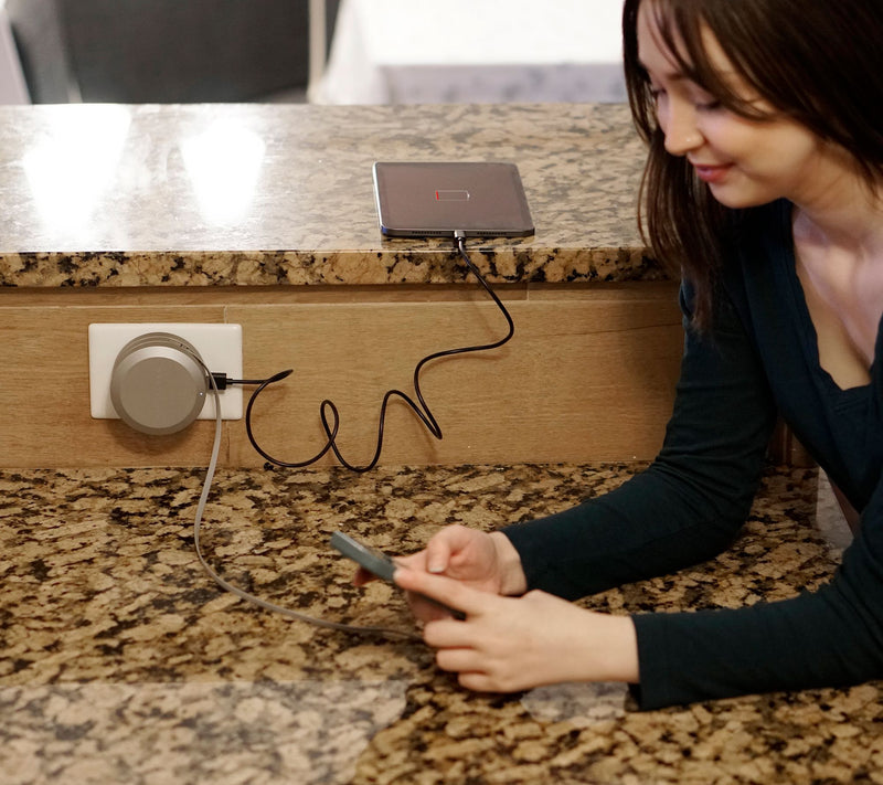Limitless ChargeHub Power Bank with Retractable AC Prong & Cables — View 18
