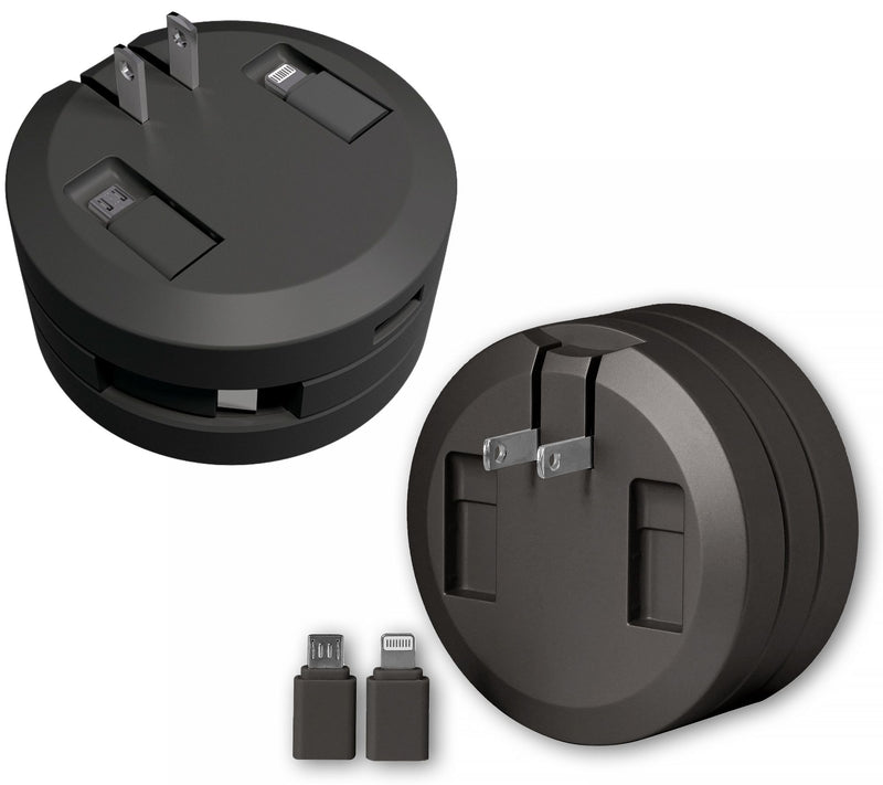 Limitless ChargeHub Power Bank with Retractable AC Prong & Cables — View 12