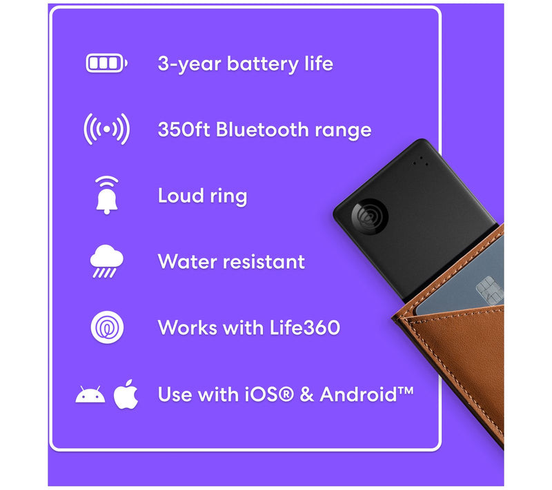 Life360 Tile Slim Black — View 6