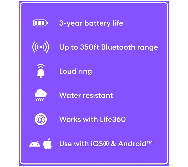 Life360 Tile Mate Essentials 4-Pack Black — View 5