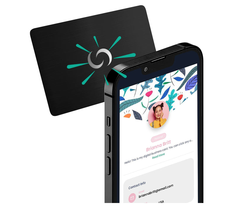 Contact Co. Tap-to-Share Metal Card — View 3