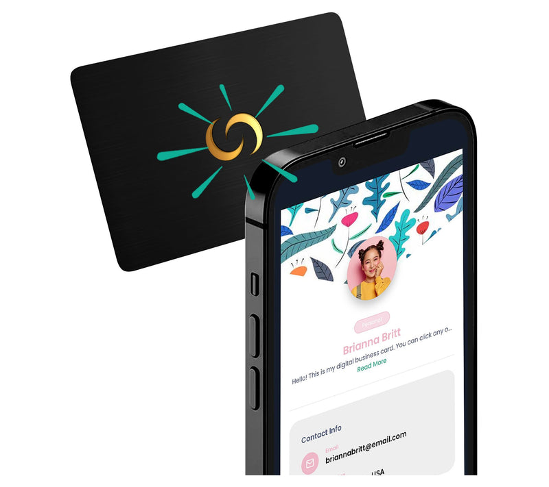 Contact Co. Tap-to-Share Metal Card — Main view