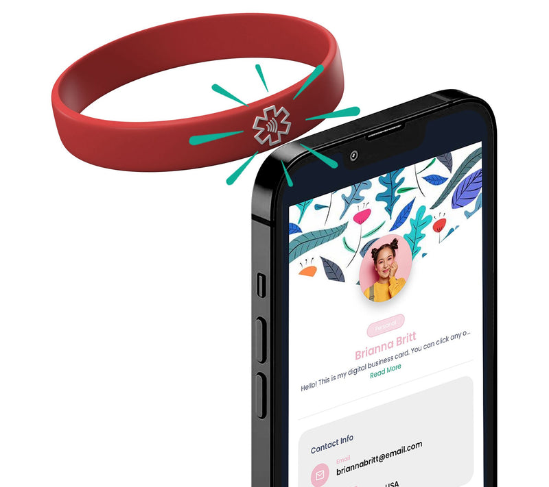 Contact Co. Smart Emergency ID Band — View 2