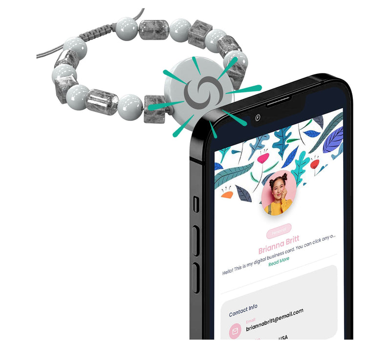 Contact Co. Smart Tap-to-Share Wearable Pendant — View 5