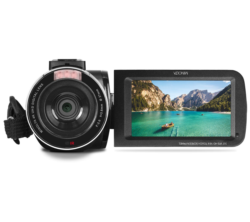 Minolta MN4K35NV 4K Ultra Camcorder w/ Accessories — View 15