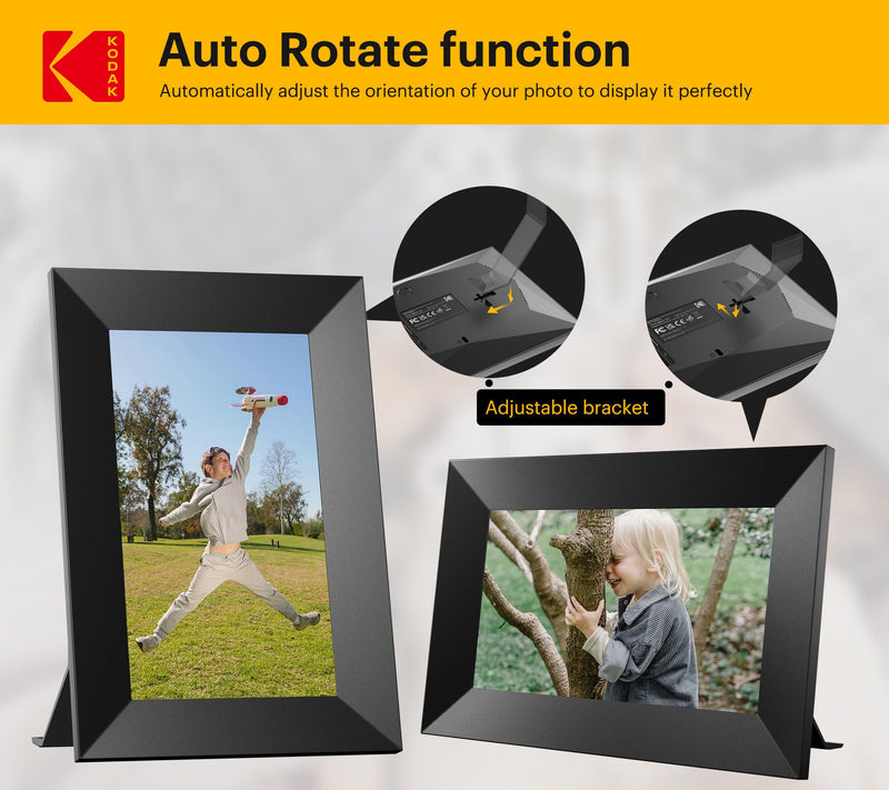 Kodak Set of 2, 7" Touchscreen Digital Wi-Fi Photo Frames — View 11