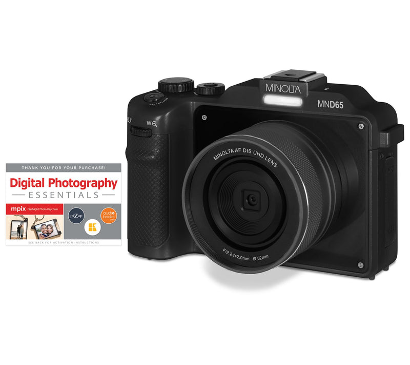 Minolta MND65 56MP & 18x Zoom Camera with 32GB SD Card & Accessories — View 13