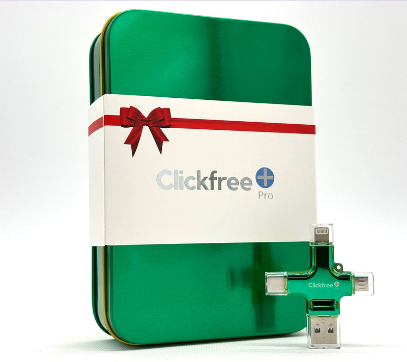 Clickfree Pro 64GB Photo & Video Storage Device with Gift Tin — View 7