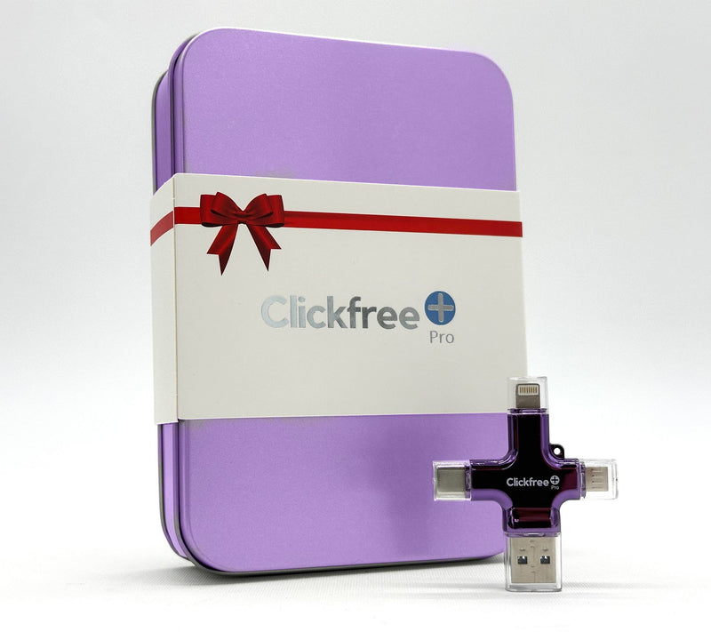 Clickfree Pro 64GB Photo & Video Storage Device with Gift Tin — View 12