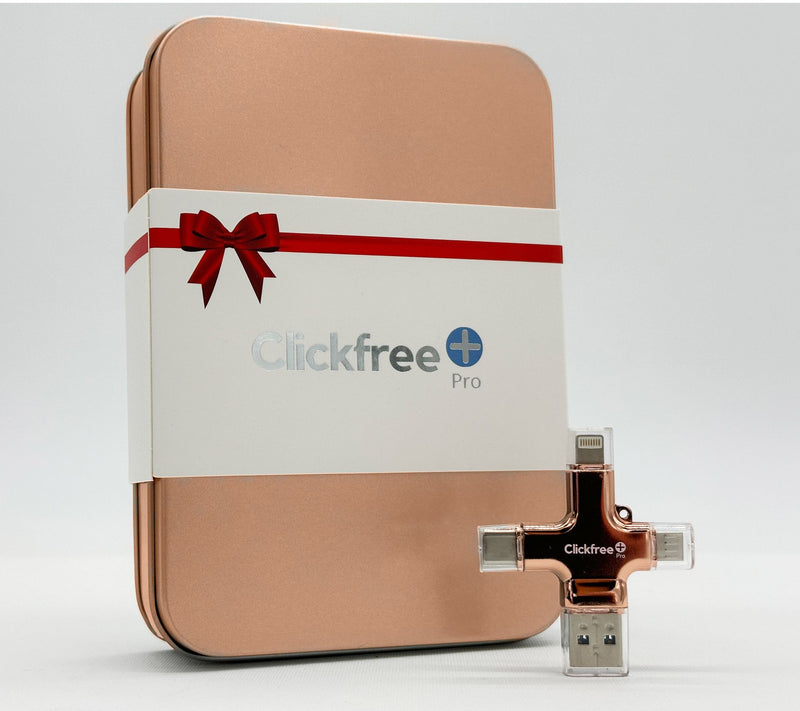 Clickfree Pro 64GB Photo & Video Storage Device with Gift Tin — View 13
