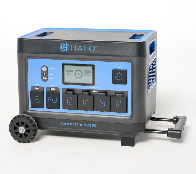 HALO 2400W Power Station with Built in Trolley & 1800Wh Capacity — View 3