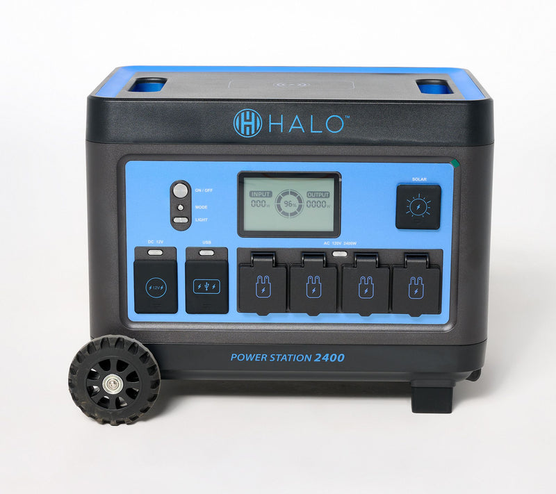 HALO 2400W Power Station with Built in Trolley & Solar 1800Wh Capacity — View 6