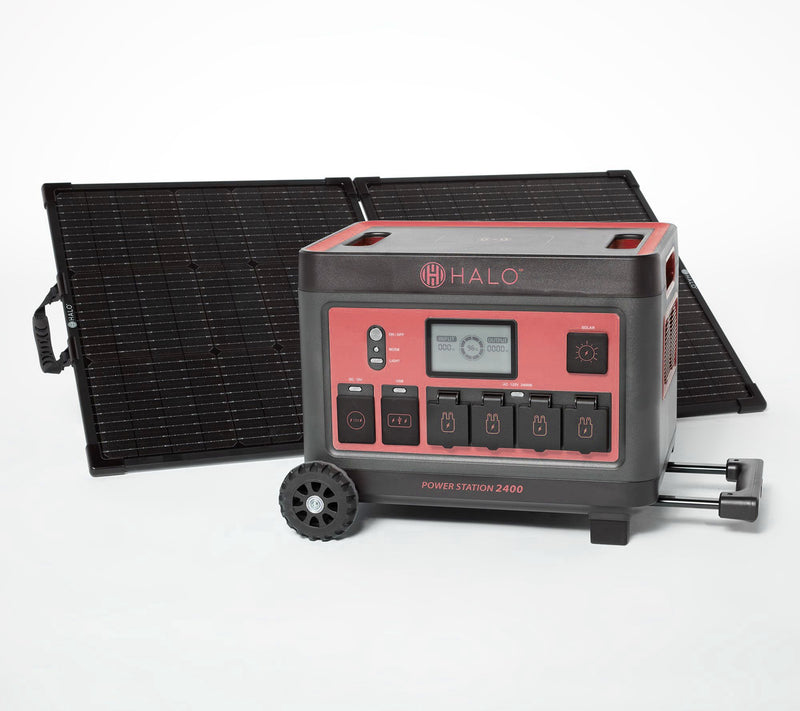HALO 2400W Power Station with Built in Trolley & Solar 1800Wh Capacity — View 5
