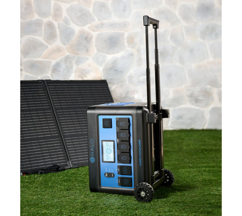 HALO 2400W Power Station with Built in Trolley & Solar 1800Wh Capacity — View 11