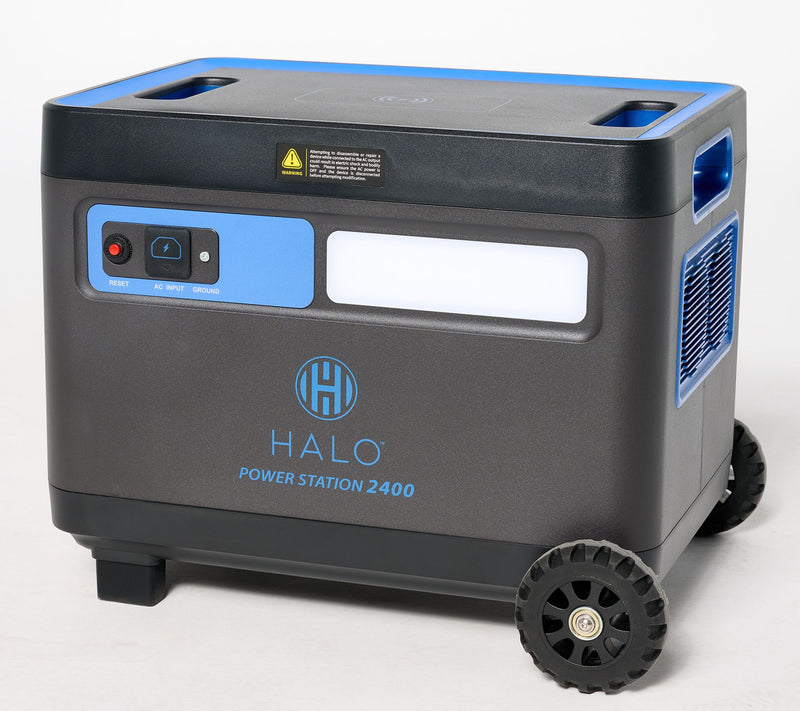 HALO 2400W Power Station with Built in Trolley & Solar 1800Wh Capacity — View 7