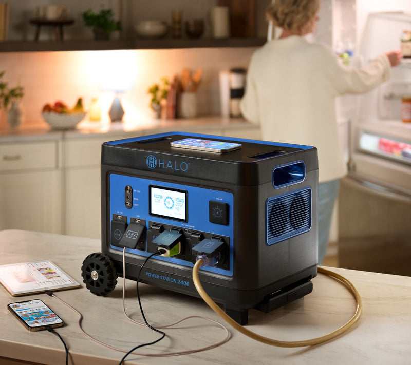 HALO 2400W Power Station with Built in Trolley & Solar 1800Wh Capacity — View 12