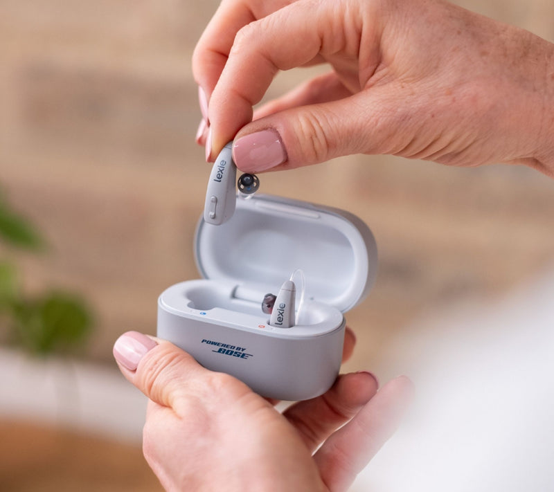 Lexie B2 Plus Self-Fitting OTC Hearing Aids powered by Bose w/Care Kit — View 8