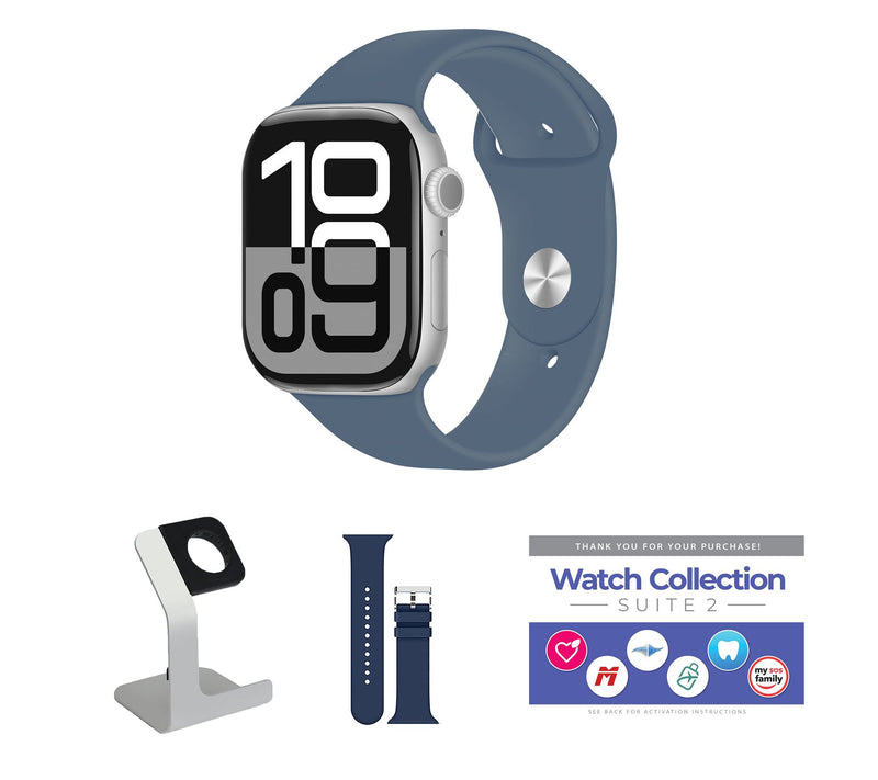 Apple Watch Series 10 GPS + Cellular 46mm M/L Bundle — View 2