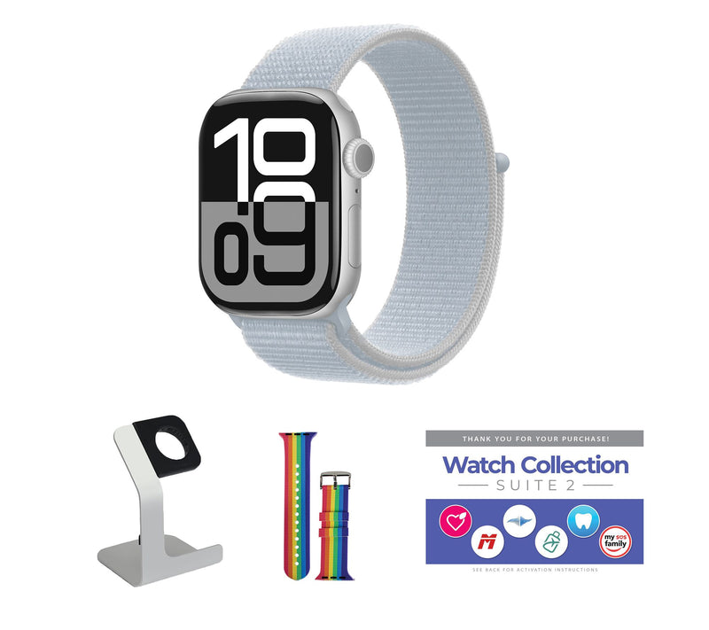 Apple Watch Ser ies 10 GPS 46mm Sport Loop Bun dle — View 22