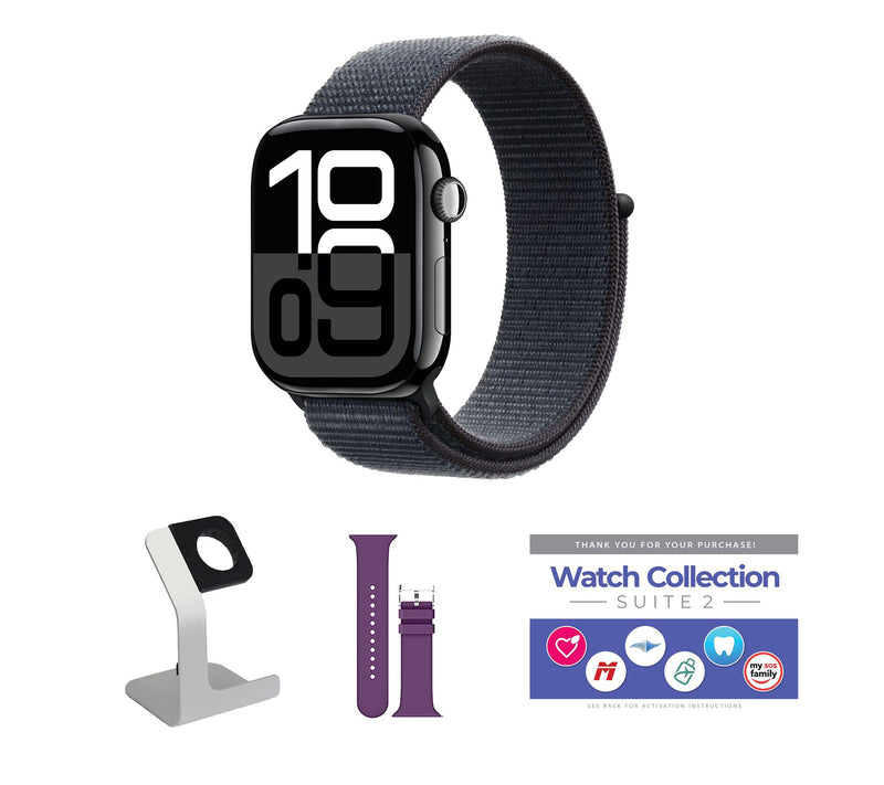 Apple Watch Ser ies 10 GPS 46mm Sport Loop Bun dle — View 27