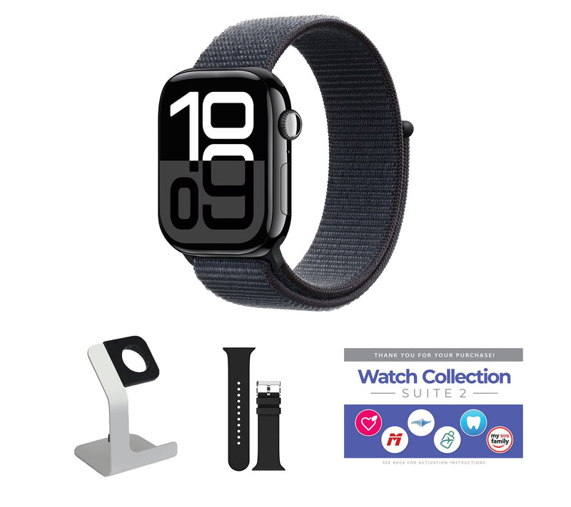 Apple Watch Ser ies 10 GPS 46mm Sport Loop Bun dle — View 31