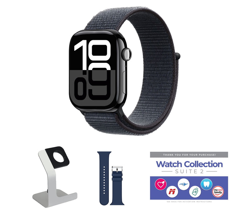 Apple Watch Ser ies 10 GPS 46mm Sport Loop Bun dle — View 32
