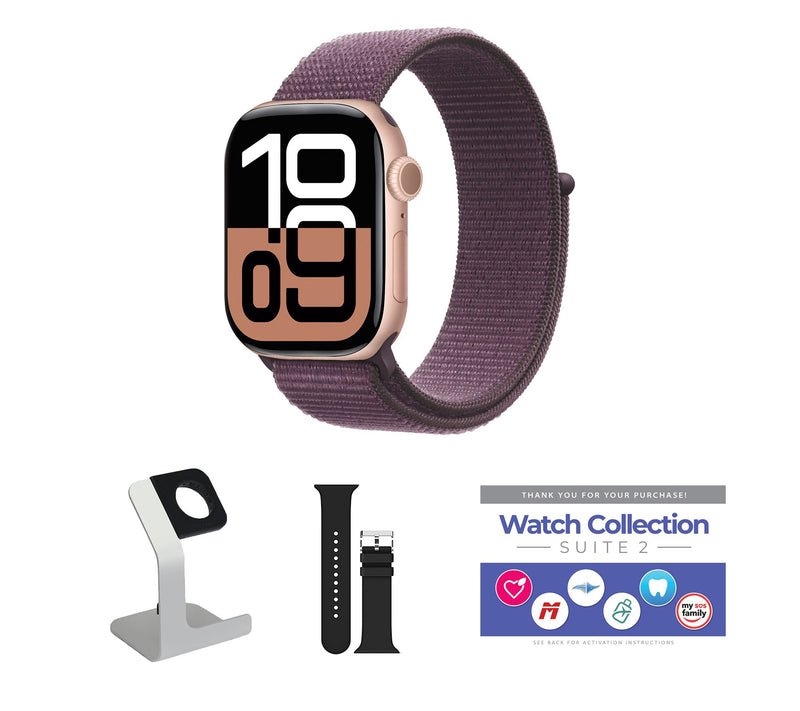 Apple Watch Ser ies 10 GPS 46mm Sport Loop Bun dle — View 34