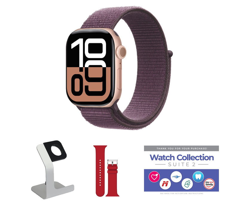 Apple Watch Ser ies 10 GPS 46mm Sport Loop Bun dle — View 37