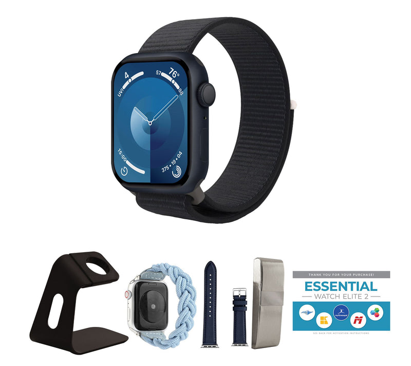 Apple Watch Series 9 45mm GPS Smartwatch with Sport Loop Band — View 5