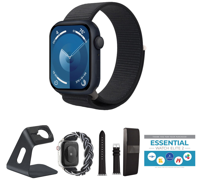 Apple Watch Series 9 45mm GPS Smartwatch with Sport Loop Band — View 7
